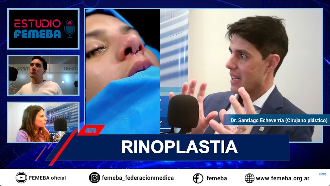 Streaming #19 de Estudio FEMEBA: Rinoplastia, técnicas de vanguardia.